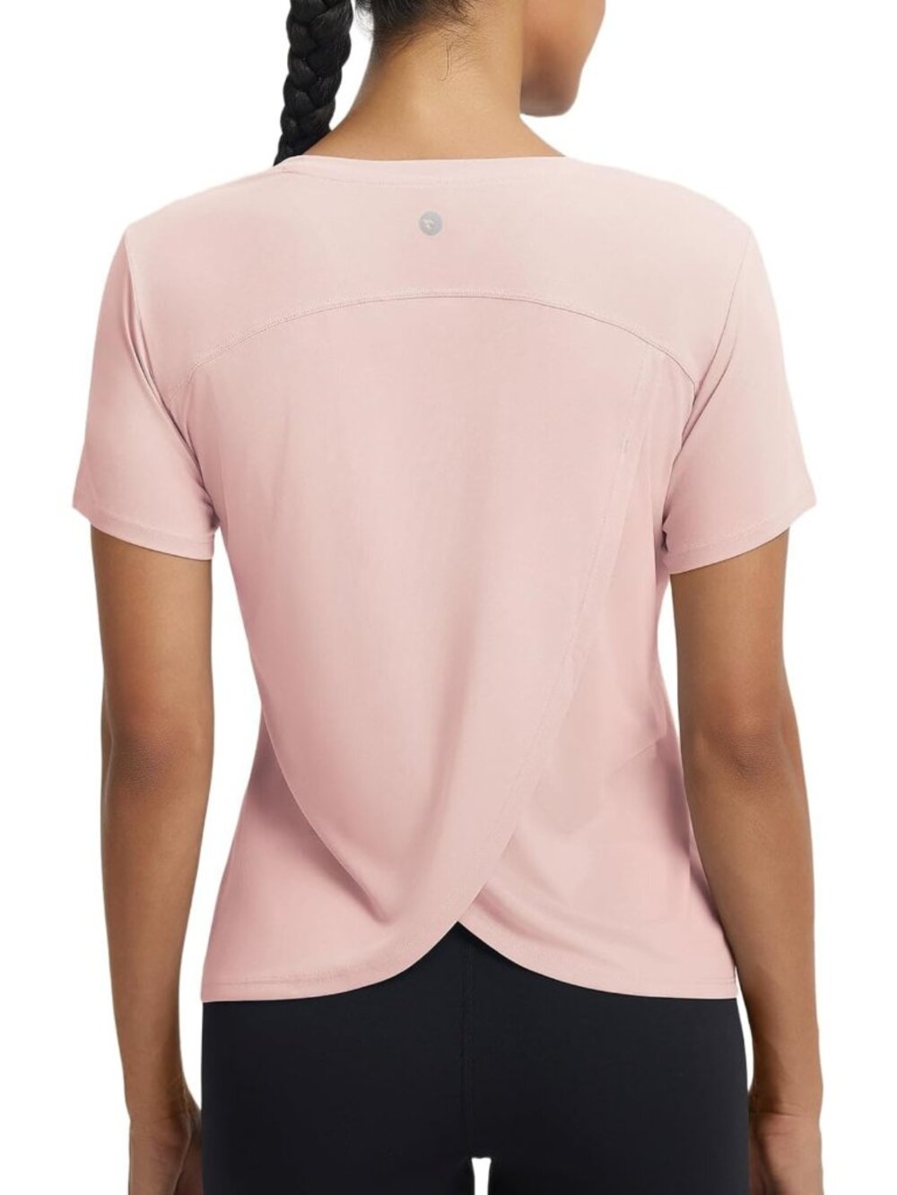 Women's Short Sleeve Athletic Workout Tops - Breathable, Lightweight Fitness